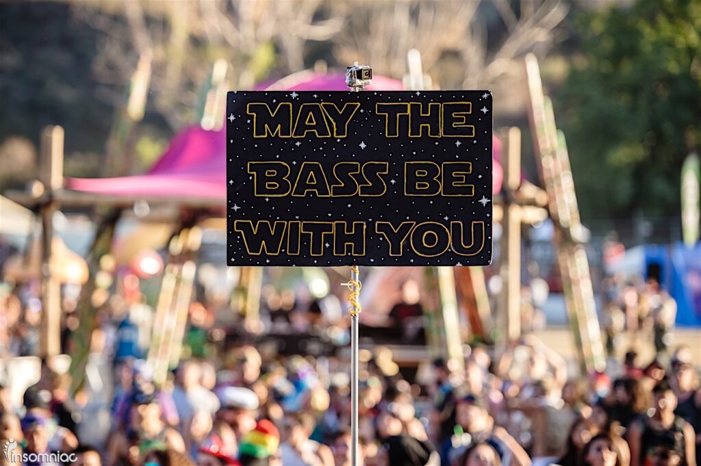 May the bass be with you totem for EDC Orlando