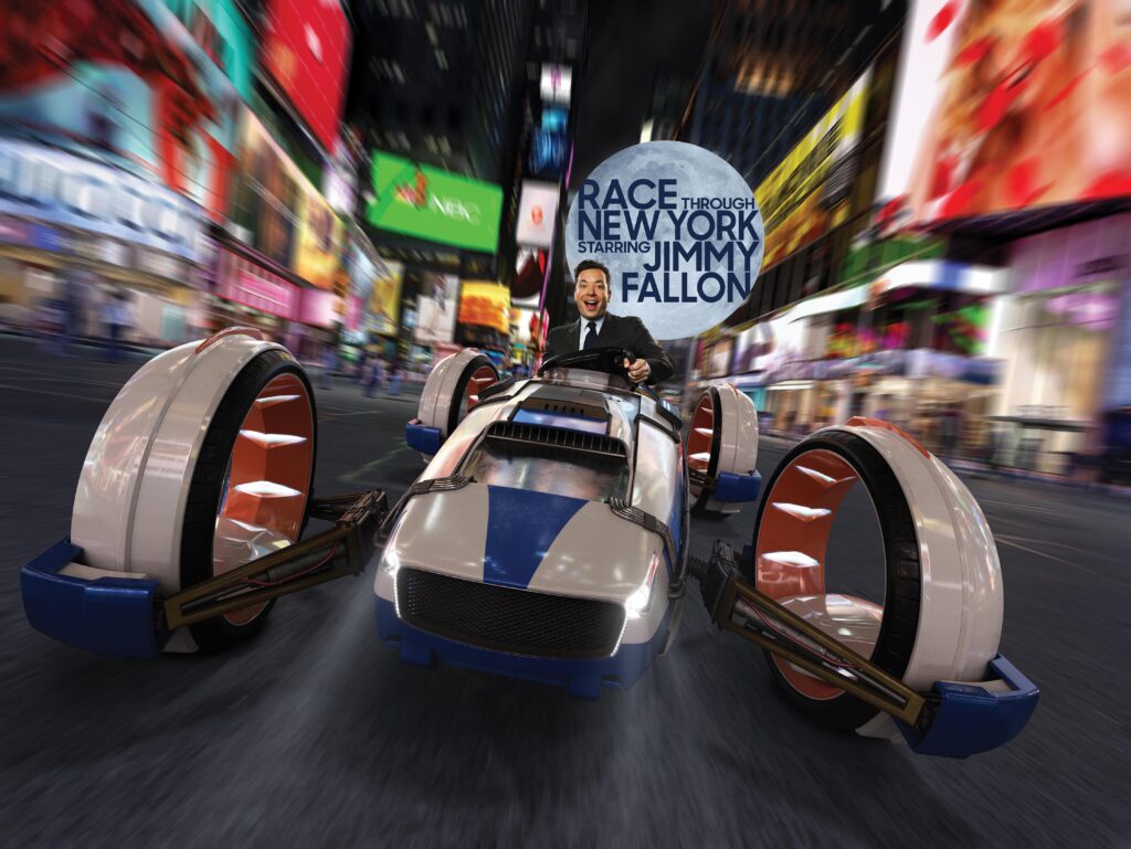 Race through New York with Jimmy Fallon at UNIVERSAL sTUDIOS NEWEST ATTRACTION