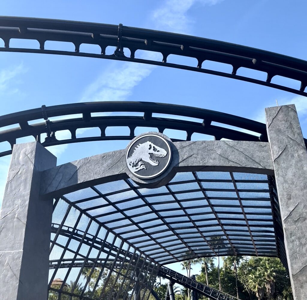 One of the main entrances to the newest attractions