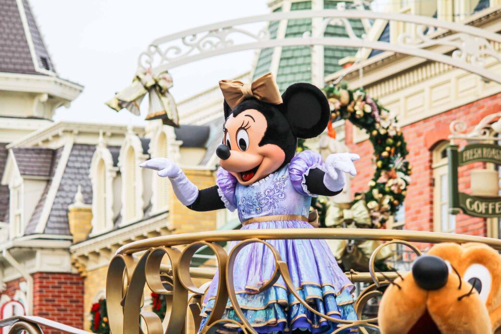 Minnie Mouse during Magic Kingdom Parade