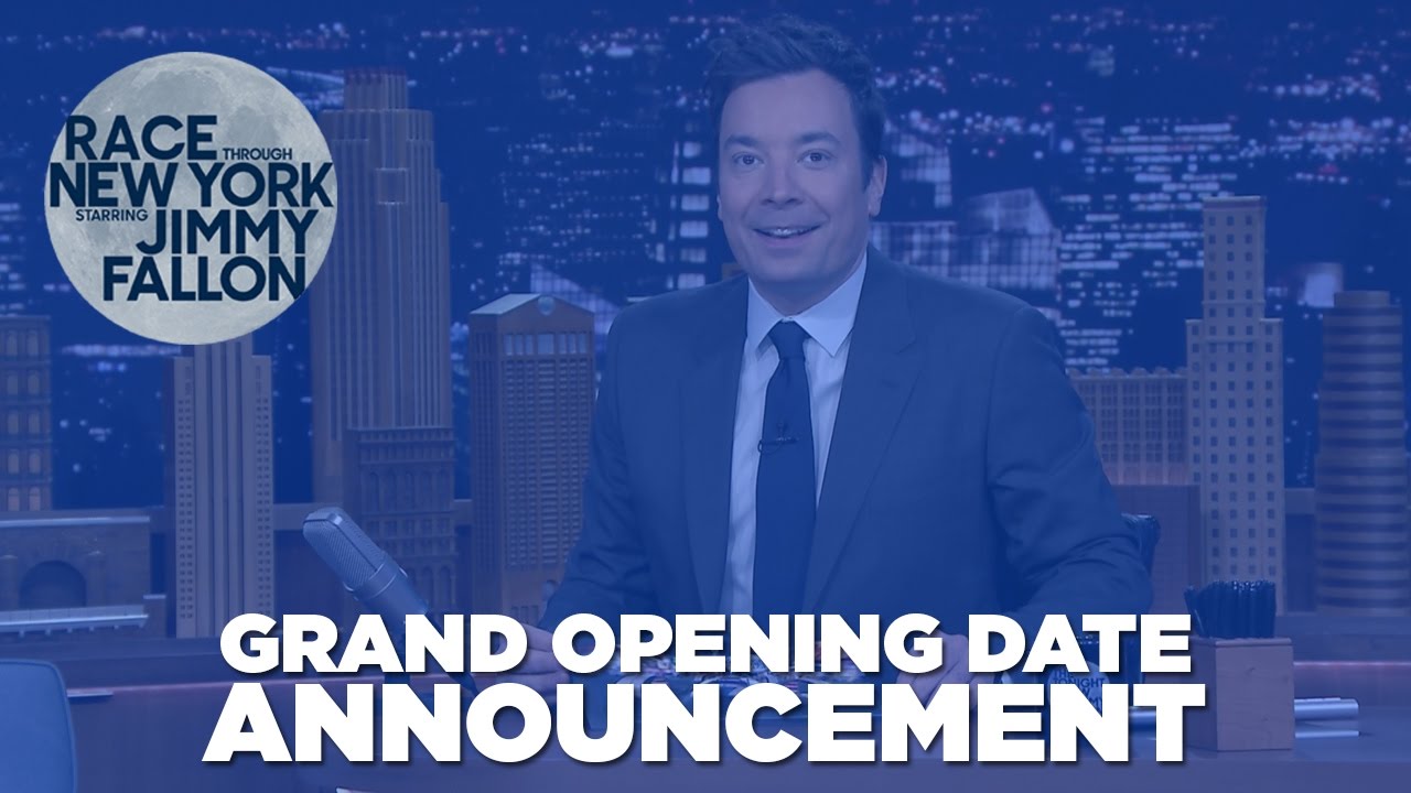 “Race Through New York Starring Jimmy Fallon,” Will Officially Open On April 6